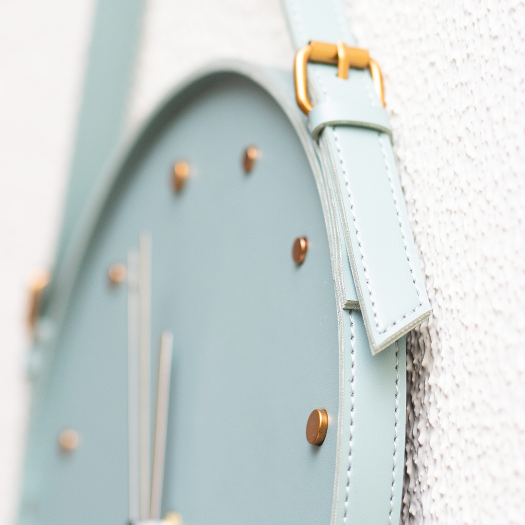 Sea Green Hanging Clock