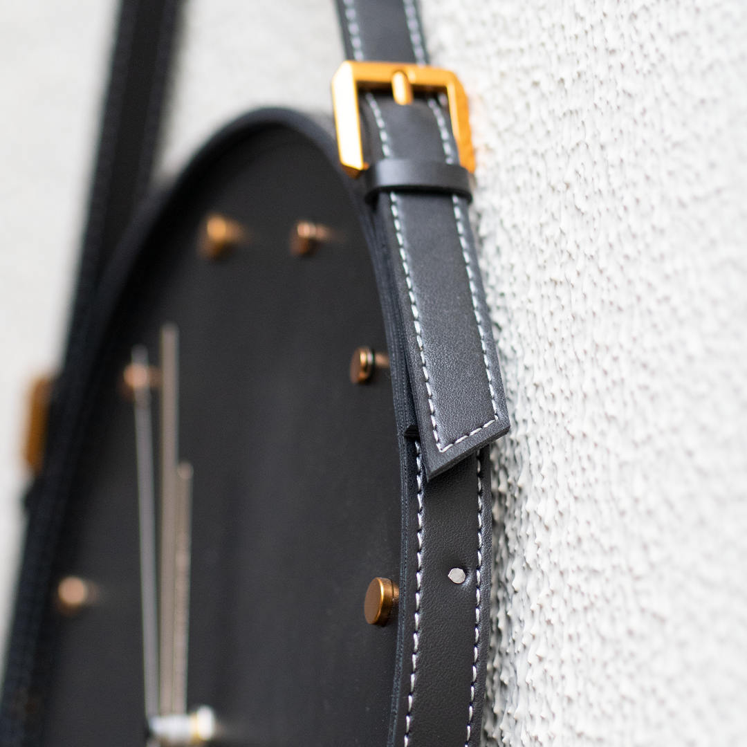 Black Hanging Clock