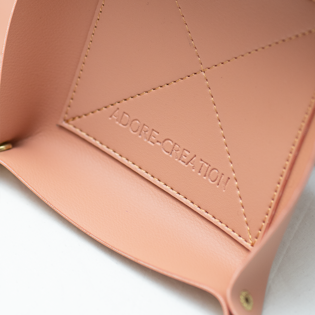 Tea Pink Valet Tray(2pcs set)