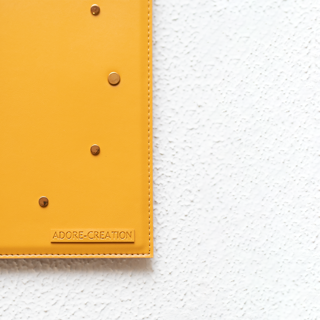 Yellow Square Wall Clock